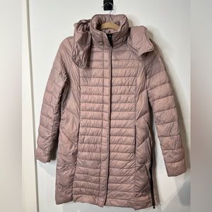 Kenneth Cole ~ Puffer Jacket Lightweight Removable Hood ~ Pink ~ Size Medium